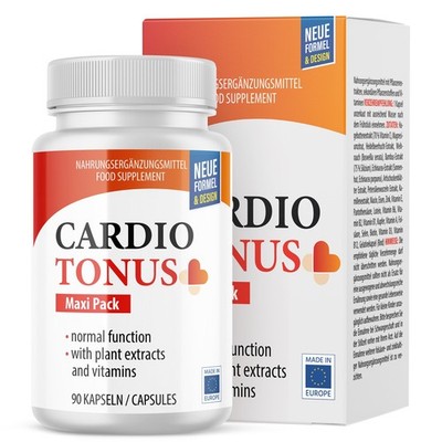 Cardiotonus Premium - 90 Kapseln - Mit Pflanzenextrakten & Vitaminen