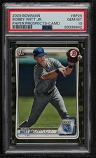 2020 Bowman Prospects Camo Bobby Witt Jr #BP-25 PSA 10 GEM MT ey2