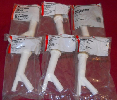 #ad #ad Keeney amp; Duracraft Dishwasher Air Gap Brushed Nickel inlet 5 8 outlet 7 8 Bundle $31.49