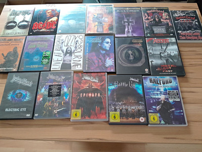  DVD Sammlung AC/DC ,Black Sabbath Motörhead Ozzy Accept,BLACK LABEL SOCIETY