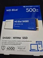 Brand New 500GB WD Blue SN580 Nvme Internal Solid State Drive SSD