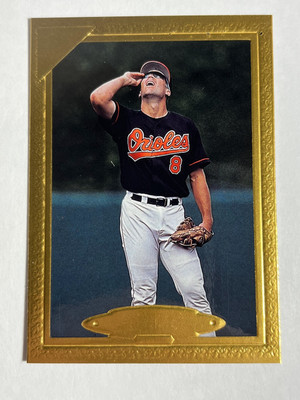 1997 Topps Gallery Cal Ripken ERROR CARD - No Ink On Front Of Card - SUPER RARE