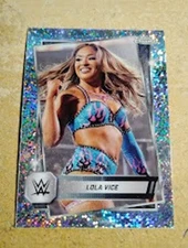 2025 LOLA VICE /249 NUMBERED CARD WWE TOPPS CHROME SPECKLE REFRACTOR HOLO