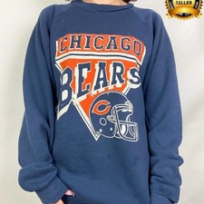 NFL Chicago Bears Foootball Navy Graphic SweatShirt Unisex Men Women KV13680