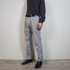 Polo Ralph Lauren Slacks Pants Light Gray/Dz169 Vintage Men Limited Editon Rare