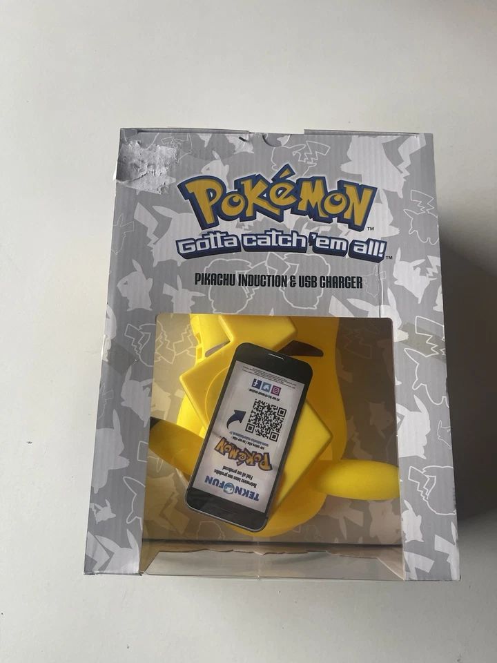 Pokemon Collectible Pikachu Induction & USB Charger Samsung iPhone 8-12 NEW RARE - Image 3 of 4