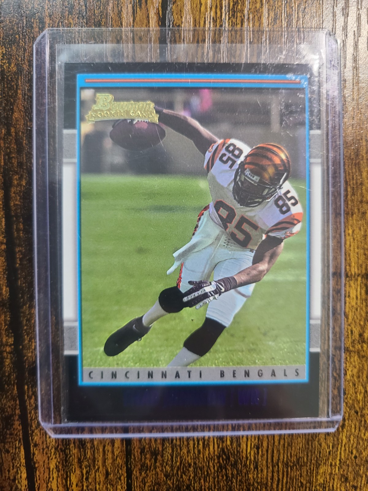 2001 Bowman Chad Johnson #207 (RC) + 2021 Donruss Press Proof Blue