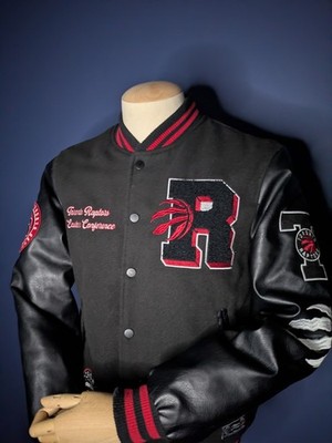 NBA Toronto Raptors Varsity Jacket Josh Denzel Letterman Patch Jacket Basketball