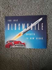 Original 1952 Oldsmobile Rockets To New Highs 17 Page Sales Brochure