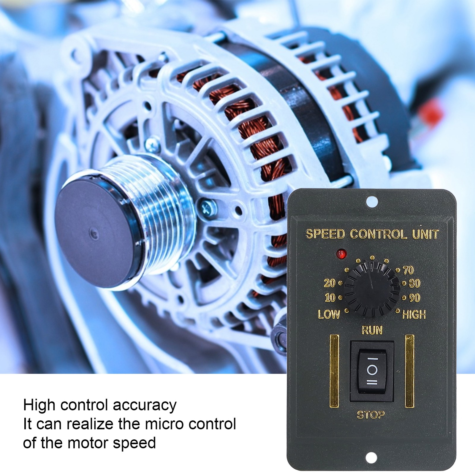 AC Motor Speed Controller Mini Speed Regulator With CW CCW For Instrumentation