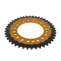 Kettenrad Alu Gold 42-ZäHne 525-Teilung FüR Honda Cbr 900 Rr Fireblade 1996-1999