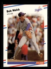 Bob Welch 1988 Fleer #529 Los Angeles Dodgers *027