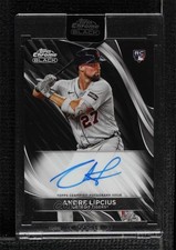 2024 Topps Chrome Black Auto Andre Lipcius #CBA-AL Auto 0o4t