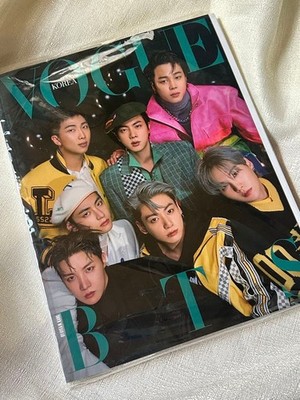 BTS Bangtan Sonyeondan VOGUE KOREA 2022 Magazine Vinyl Preservation