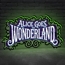 Alice Goes To Wonderland 3D Printed Lightbox ...