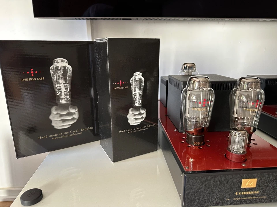 Audio Note Conquest 300B-Monoblock/Röhrenendverstärker mit Emission Labs und NOS - Bild 2 von 4