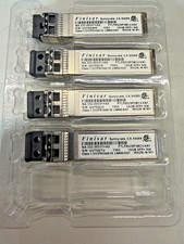 4X Finisar FTLF8529P3BCVAN1 16GbE Multirate SFP 850nm Duplex OpticalTransceiver