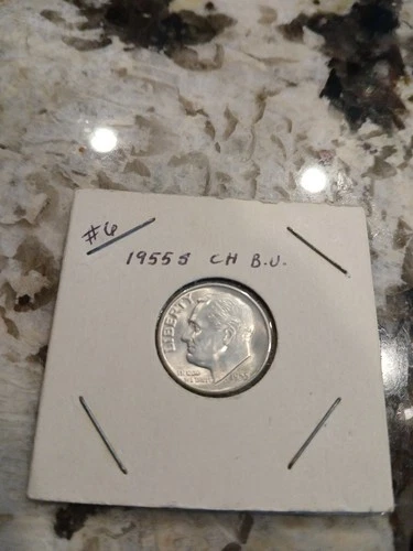 1955-S Silver Roosevelt Dime BU