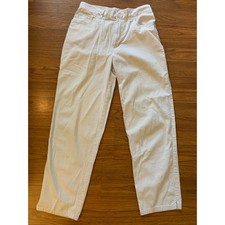 Vintage Lauren Ralph Lauren Light Blue White Stripes Cotton Lycra Pants 8