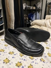 Prada Loafers Leather Black Vibram Soles 2806 Size EU 39 Men  s 6 Womens 8.5