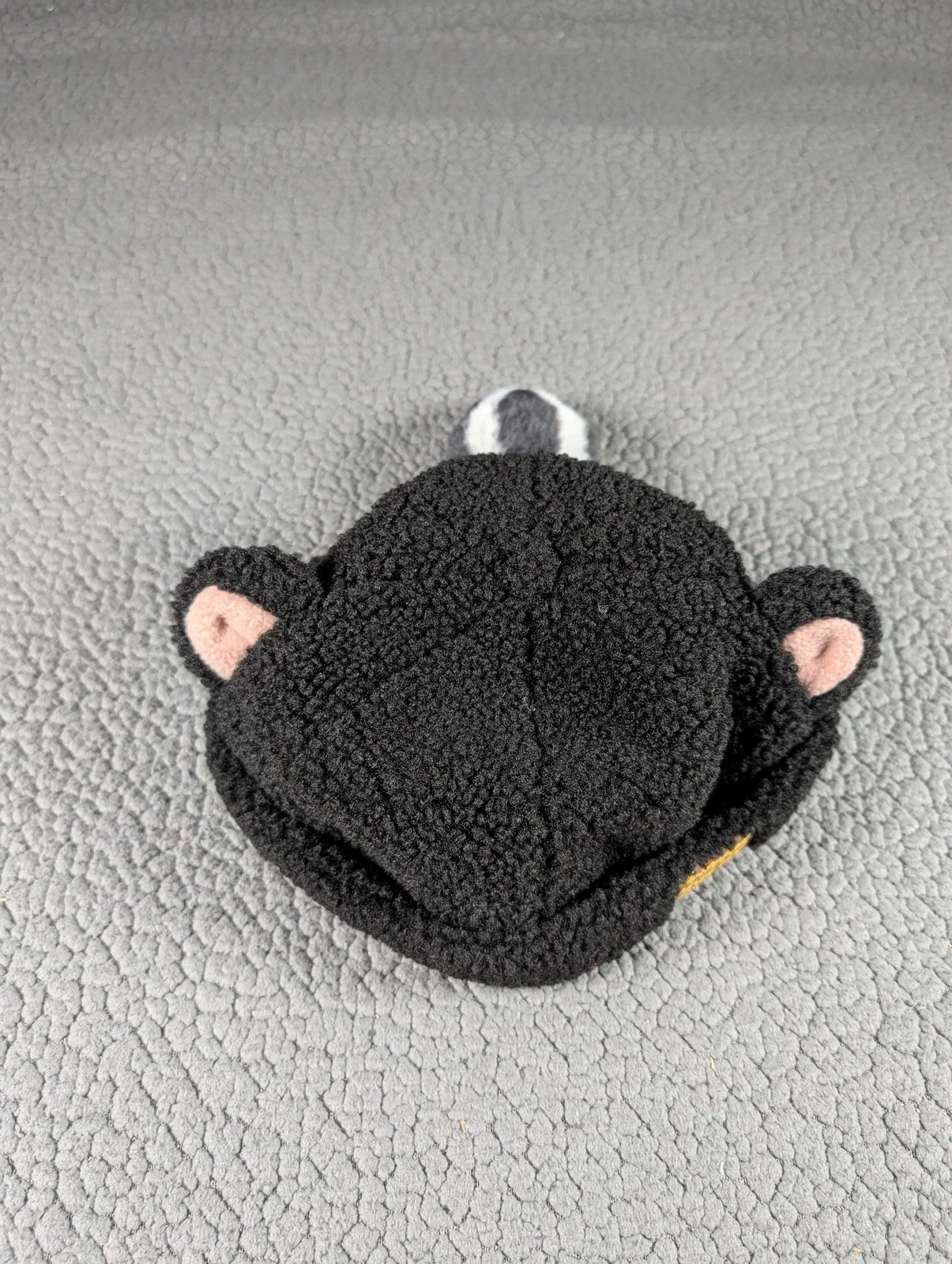 Disney Peter Pan Beanie Lost Boys Skunk Adjustable Fleece Ears Tail Never Land