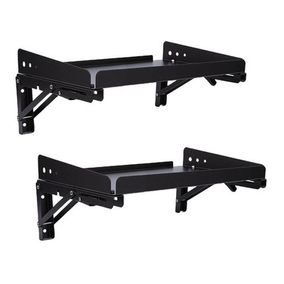 2 Set Heavy Duty Wall Mount Garage Shelf For Power Tools BAK
