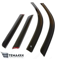 Tape-on Windows Visors Deflector Sun Rain Guard for Subaru Legacy Wagon Outback