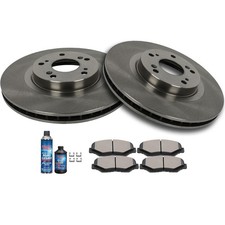 Front Brake Rotors Discs And Ceramic Pads Fits 2013 2014 2015 ACURA ILX 2.4L