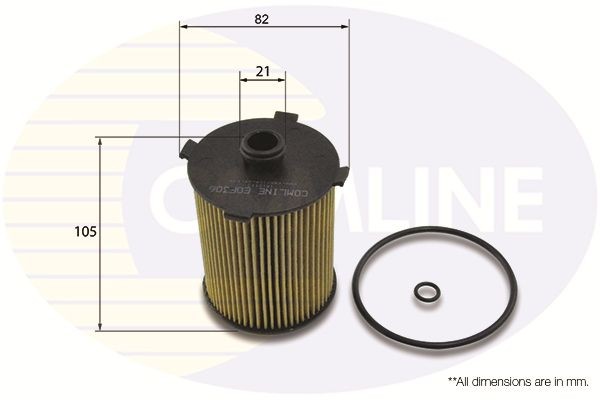 Oil Filter Fits Volvo S60 S80 S90 V40 V60 V70 V90 XC40 XC60 XC70 COMLINE EOF306