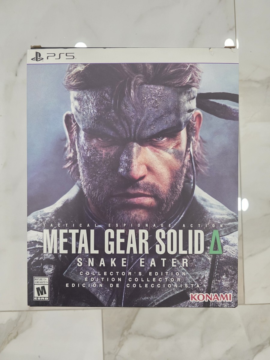 Metal Gear Solid Delta Snake Eater Collector's Edition PS5 PlayStation 5 IN HAND 83717203612