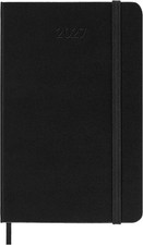Moleskine Weekly Planner 2027, Hard Cover 12 Month Vertical Diary with Space for