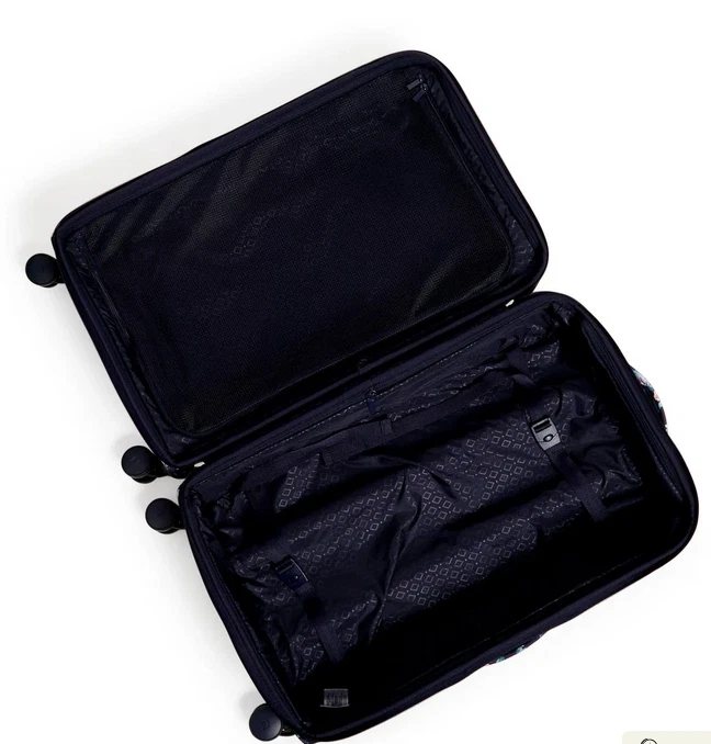 Vera Bradley 27" Signature Spinner Luggage Rolling Suitcase Navy Garden NWT - Image 3 of 4