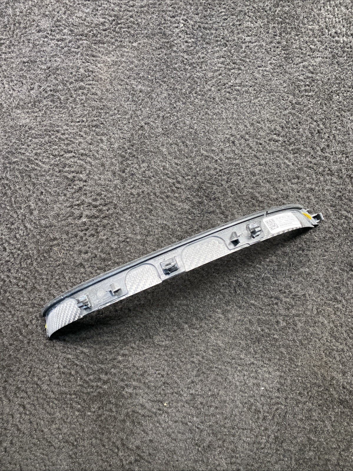 2017 Audi R8 4S Matte Carbon Fiber Dashboard Trim OEM 4S1857237A
