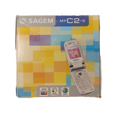 Sagem MyC2-3 Mobile Phone Flip Silver AC/DC Adaptor Charger Manual Handsfree Kit