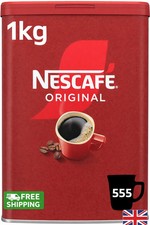 NESCAFÉ Original Instant Coffee 1kg Tin Vegan Rich Flavour Hight Quality UK
