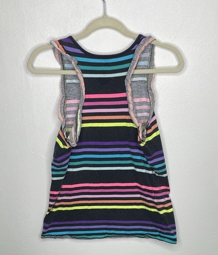 Circo Kids Rainbow Striped Tank Top Size 7/8 - Picture 2 of 5