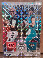 Panini 2023 Mosaic Carbon Copy Prizm CC-3 Burrow Lawrence Bengals Jaguars NFL