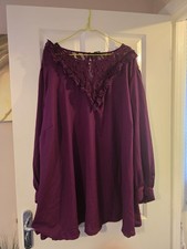 Ladies Plum Blouse. Yours Clothing. Plus Size 30/32