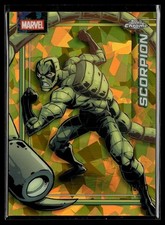 2026 TOPPS CHROME MARVEL COMICS SAPPHIRE GOLD /50 #147 SCORPION