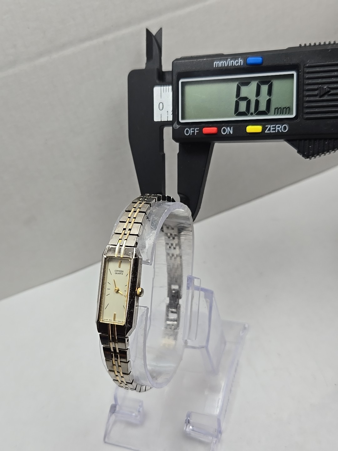Citizen Quartz Tank Rectangular Two Tone Bracelet… - image 7