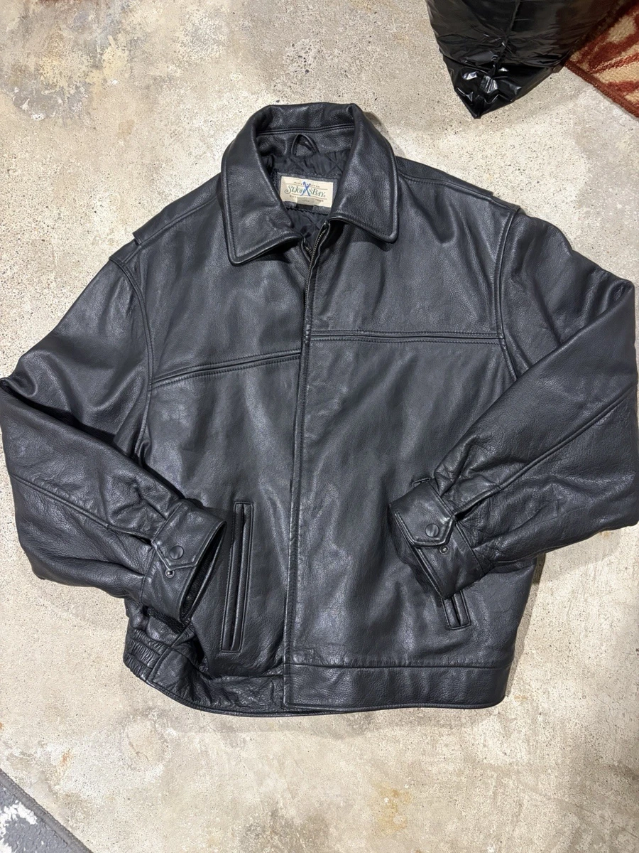 St. John's Bay Leather Outer Shell Black Coats, Jackets & Vests