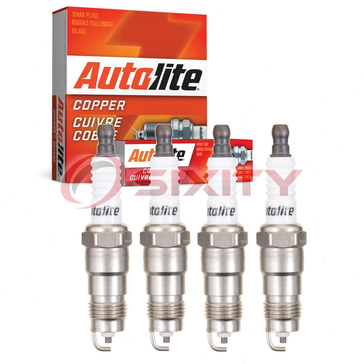 4 pc Autolite Copper Core 2546 Spark Plugs for R45NTSE FR7LDC AWSF54 7060 dp