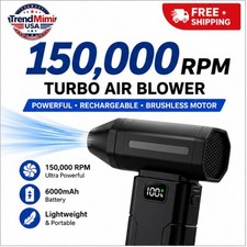 X8 Brushless Turbo Jet Fan 150000RPM Powerful Electric Air Blower Dust Cleaner