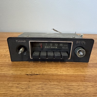 Datsun Hitachi AM Radio Untested. Missing Knobs Japan