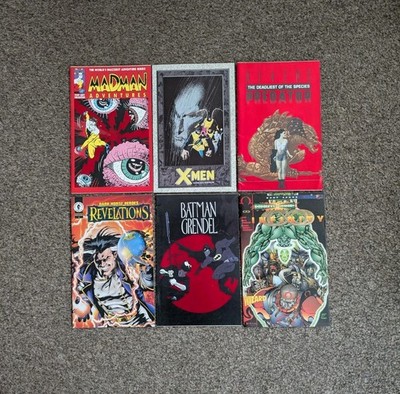 6x ASHCAN Comics Bundle Batman Grendel Aliens Predator Madman X-Men Hero 1