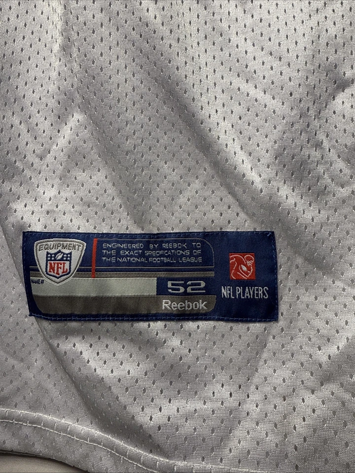 Jersey Reebok 2009 Super Bowl Steelers James Harrison talla 54 blanco cosido, en muy buena condición Foto 4 de 4