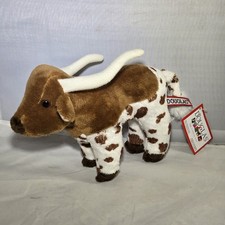 Douglas Cuddle Toys 1576 ZEB LONGHORN Plush Stuffed Animal Toy New With Tags