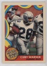1989 Topps 1000 Yard Club Curt Warner #22 10ou