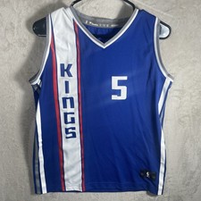 Sacramento Kings De’Aaron Fox Fanatics Jersey Youth XL Blue Retro 3241