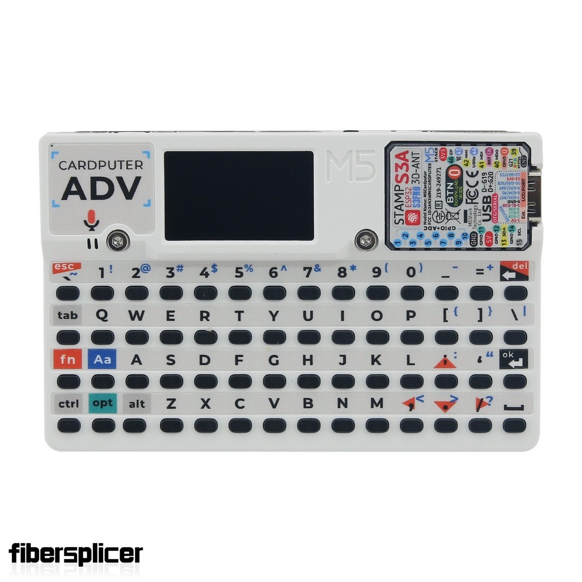 M5Stack Cardputer Adv S3A 56-Key Programmable Card-sized PC Board